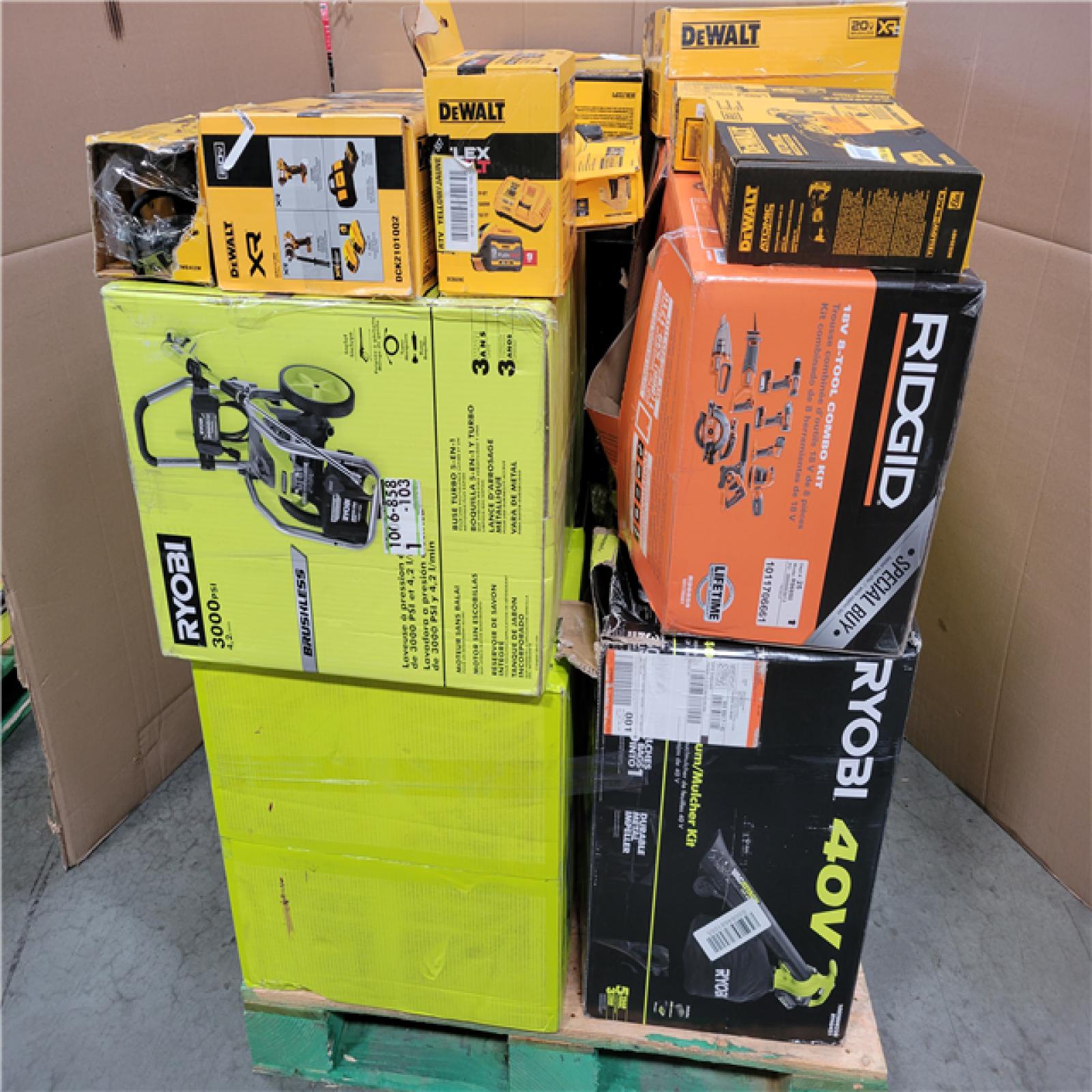 CALIFORNIA AS-IS TOOL PALLET