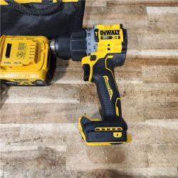 HOUSTON LOCATION - AS - IS DEWALT 20V Compact Cordless 1/2 in. Hammer Drill COMBO KIT