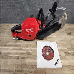 HOUSTON LOCATION - AS-IS Milwaukee M18 FUEL 9 Cut-Off Saw with ONE-KEY (TOOL ONLY)