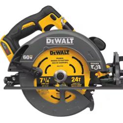LIKE NEW! DEWALT FLEXVOLT 60V MAX Cordless Brushless 7-1/4 in. Circular Saw with Brake (Tool Only)