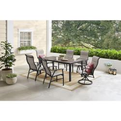 Phoenix NEW Hampton Bay Felton Falls 7-Piece Padded Sling Outdoor Dining Set