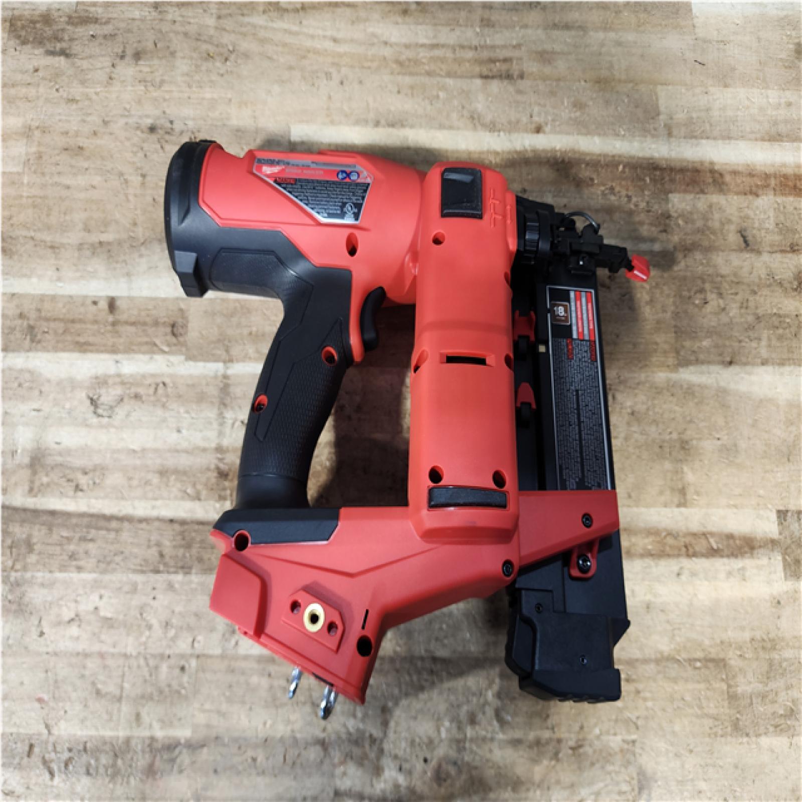 Houston Location AS-IS Milwaukee FUEL 18-Volt Lithium-Ion Brushless Cordless Gen II 18-Gauge Brad Nailer (Tool-Only)