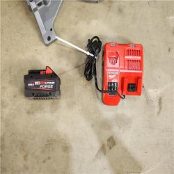 HOUSTON LOCATION - AS-IS M18 FUEL 18V 10 in. Lithium-Ion Brushless Cordless Dual Bevel Sliding Compound Miter Saw Kit with One 8.0 Ah Battery