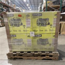 DALLAS LOCATION- RYOBI 6 500-Watt Gasoline Powered Portable Generator PALLET (4 UNITS)