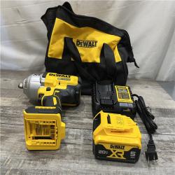 AS-IS DEWALT 20V MAX Lithium-Ion Cordless 1/2 in. Impact Wrench Kit
