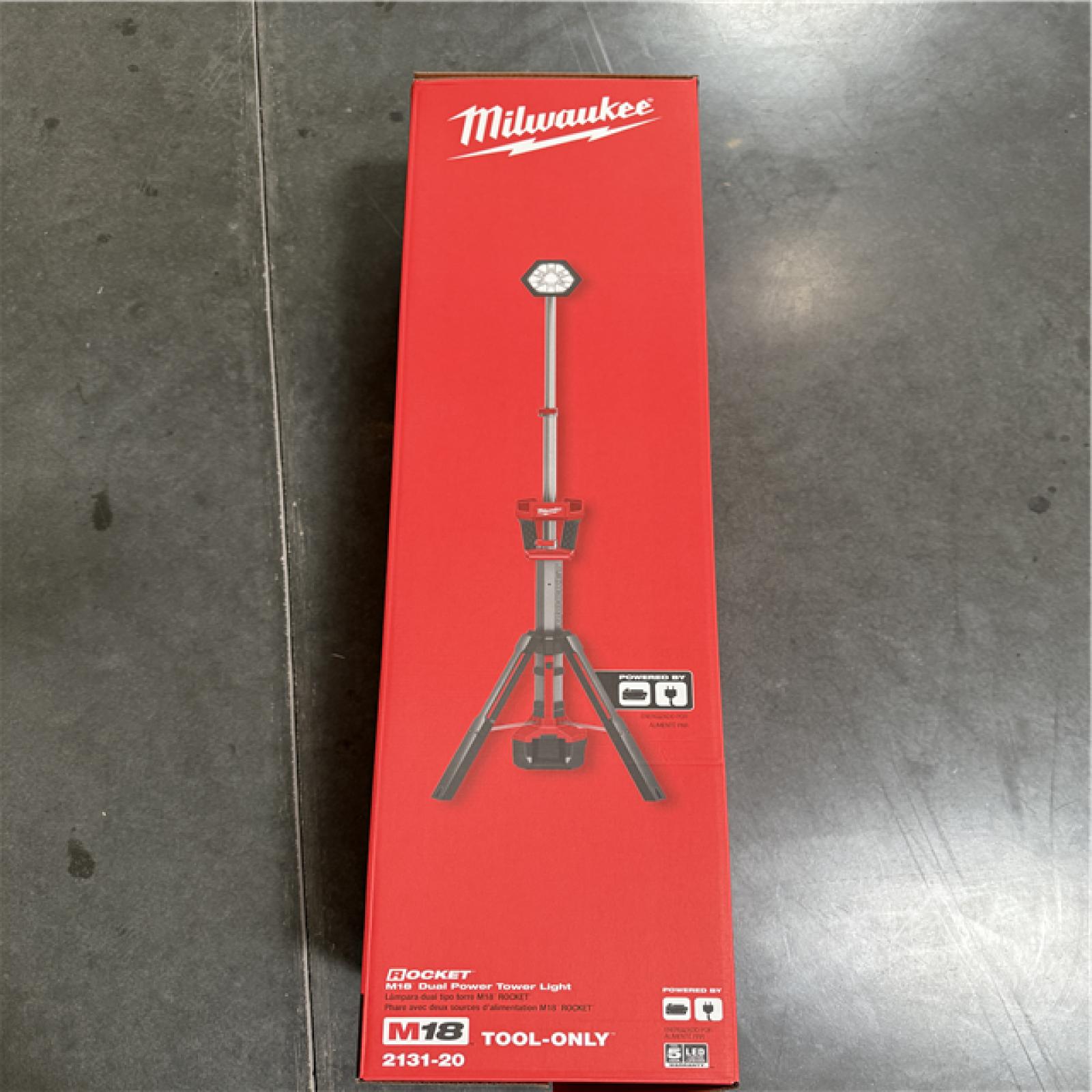 CALIFORNIA NEW Milwuakee M18 Dual Power Tower Light (No Battery)