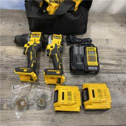 AS-IS DEWALT ATOMIC 20V MAX Lithium-Ion Cordless 2-Tool Combo Kit