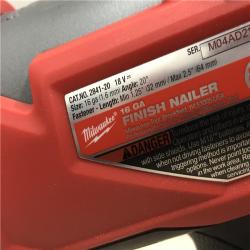 AS-IS Milwaukee 2841-20 18V Cordless Gen II 16 Gauge Angled Finish Nailer (Tool Only)