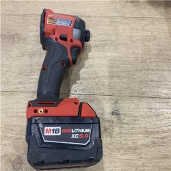 AS-IS Milwaukee FUEL 18V Lithium-Ion Brushless Cordless Hammer Drill and Impact Driver Combo Kit