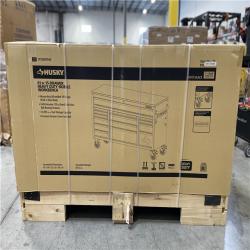 DALLAS LOCATION- AS IS- HUSKY 61IN. 15 DRAWER HEAVY DUTY MOBILE WORKBENCH