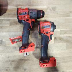 HOUSTON LOCATION - AS-IS (APPEARS LIKE NEW) MILWAUKEE M18 FUEL 18V Lithium-Ion Brushless Cordless Hammer Drill and Impact Driver Combo Kit (2-Tool) with 2 Batteries