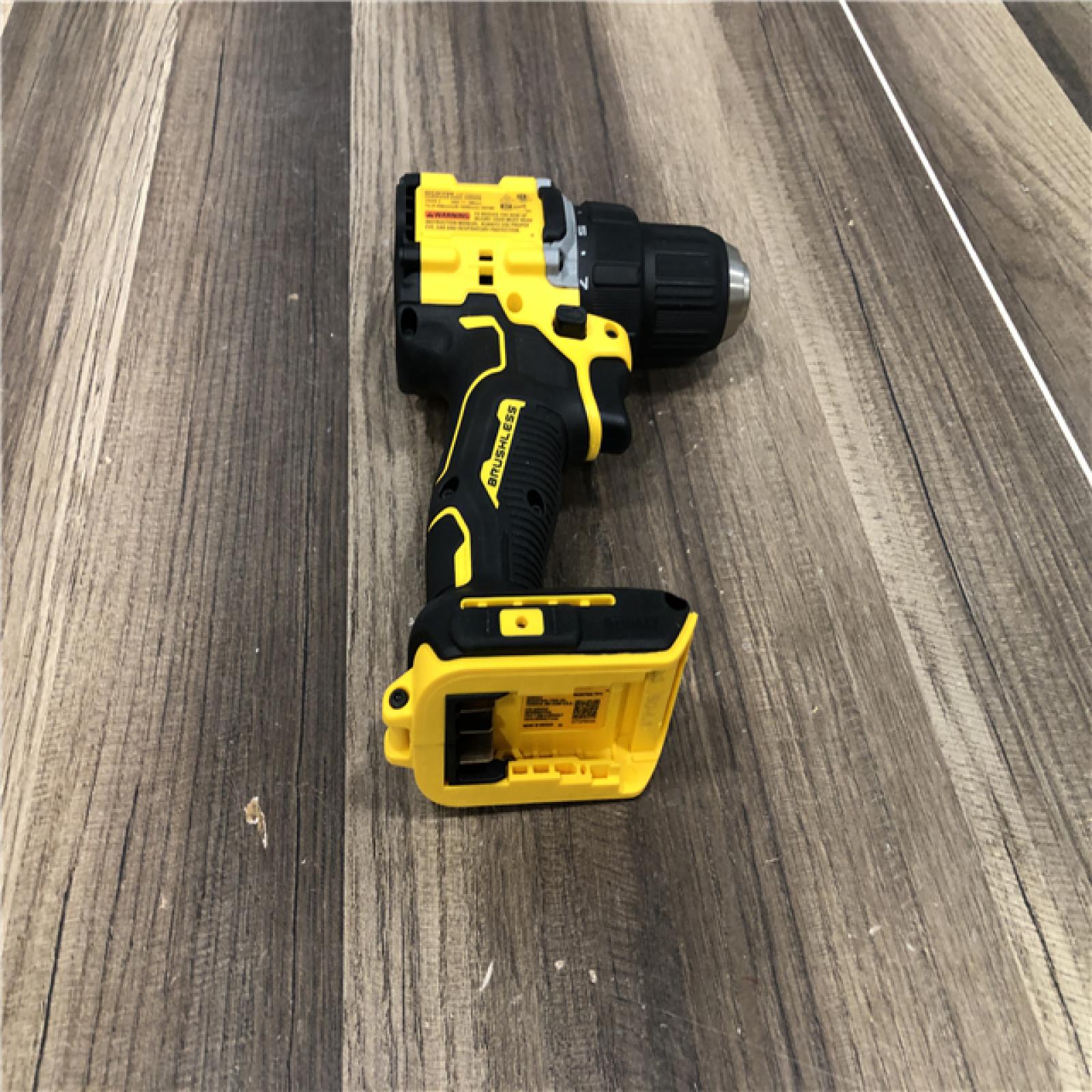 AS-IS DEWALT ATOMIC 20-Volt MAX Brushless Cordless 1/2 in. Drill Driver (Tool-Only)