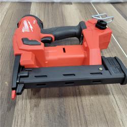 AS-IS MILWAUKEE M18 FUEL 18-Volt Lithium-Ion Brushless Cordless 18-Gauge 1/4 in. Narrow Crown Stapler (Tool-Only)