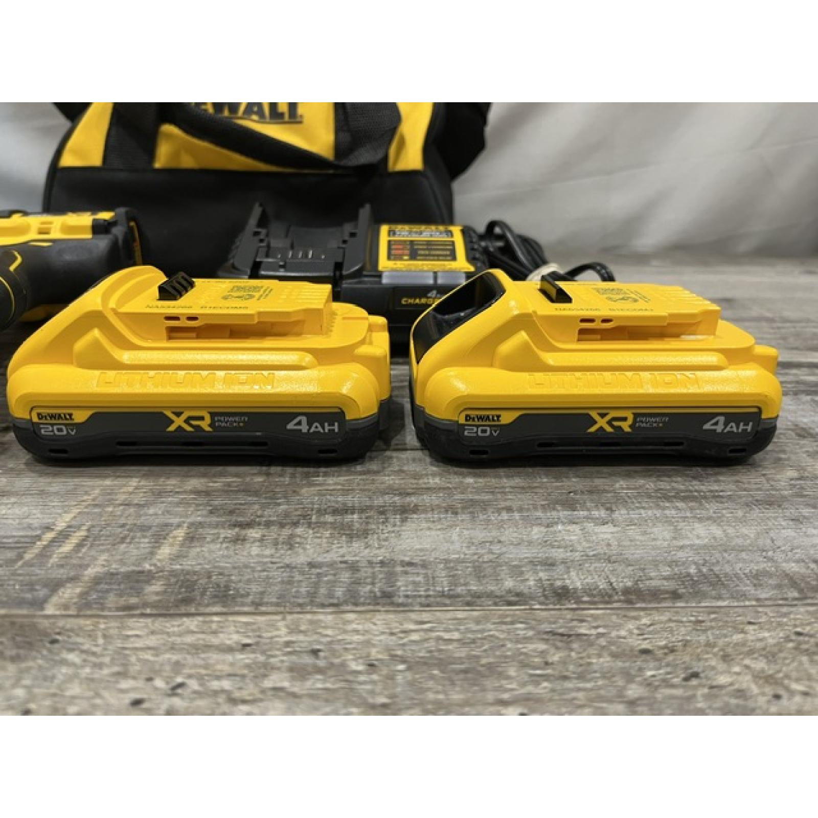 AS-IS DEWALT 20V XR Lithium-Ion Cordless Brushless 1/2 in. Drill/Driver Kit