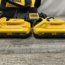 AS-IS DEWALT 20V XR Lithium-Ion Cordless Brushless 1/2 in. Drill/Driver Kit