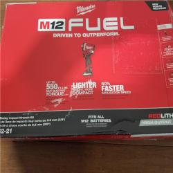 California NEW Milwaukee 3/8 Stubby Impact Wrench Kit  Includes (1) Battery  Charger and Bag