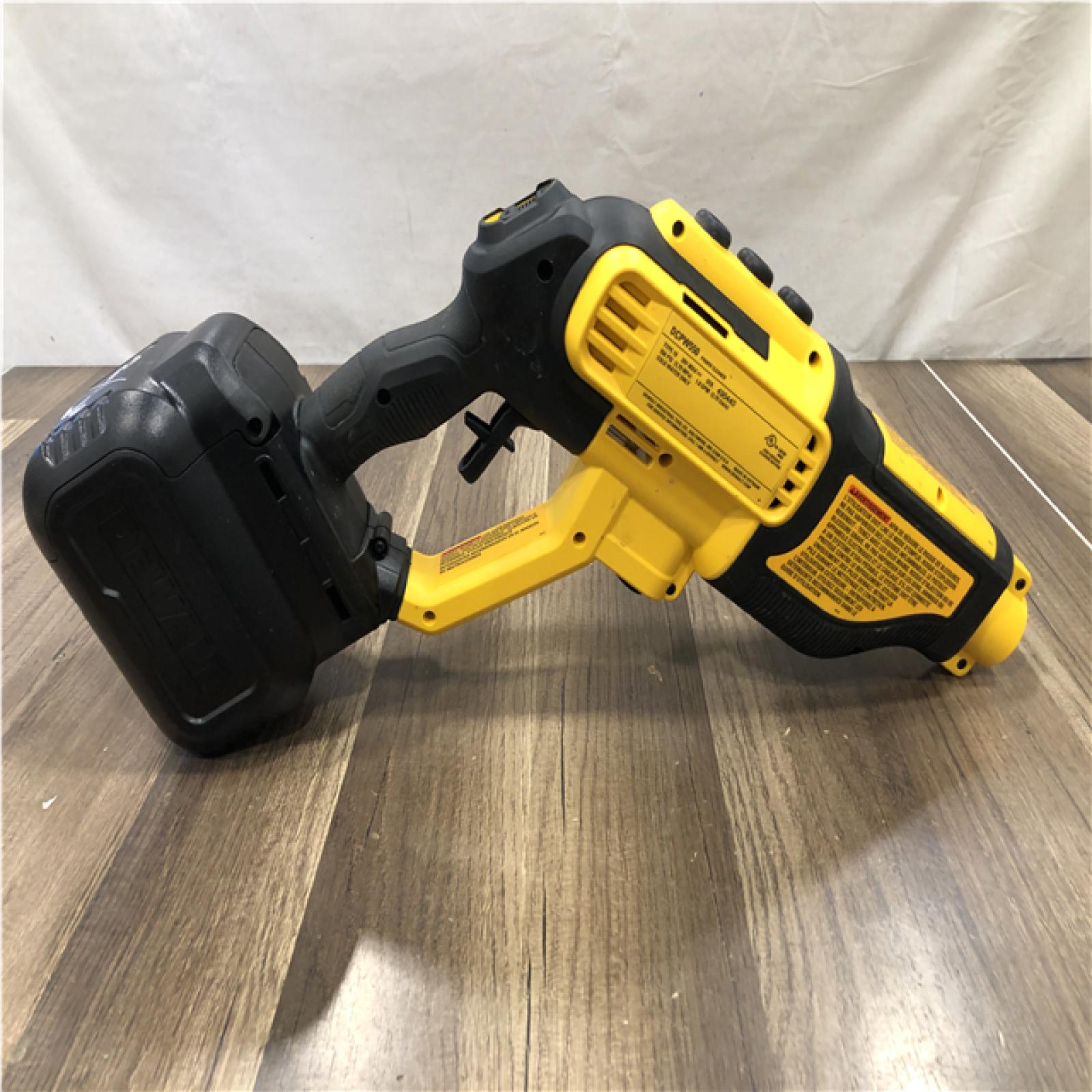 AS-IS DEWALT 20V MAX 550 PSI 1.0 GPM Cold Water Cordless Power Cleaner with 4-Nozzles (Tool Only)