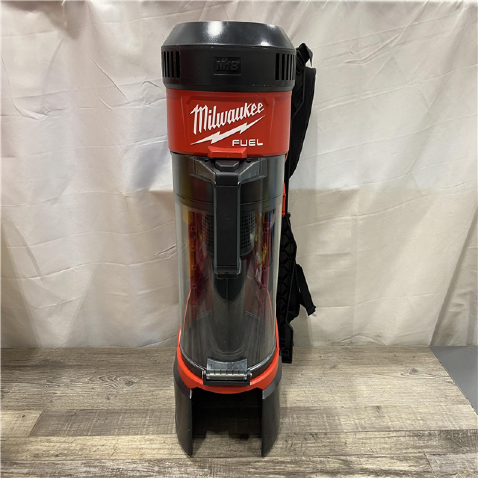 AS-IS Milwaukee FUEL 18-Volt Lithium-Ion Brushless 1 Gal. Cordless 3-in-1 Backpack Vacuum (Vacuum-Only)