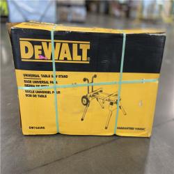 DALLAS LOCATION - DEWALT 33 lbs. Heavy Duty Rolling Table Saw Stand with Quick-Connect Stand Brackets with 200lbs. Capacity 3.0k