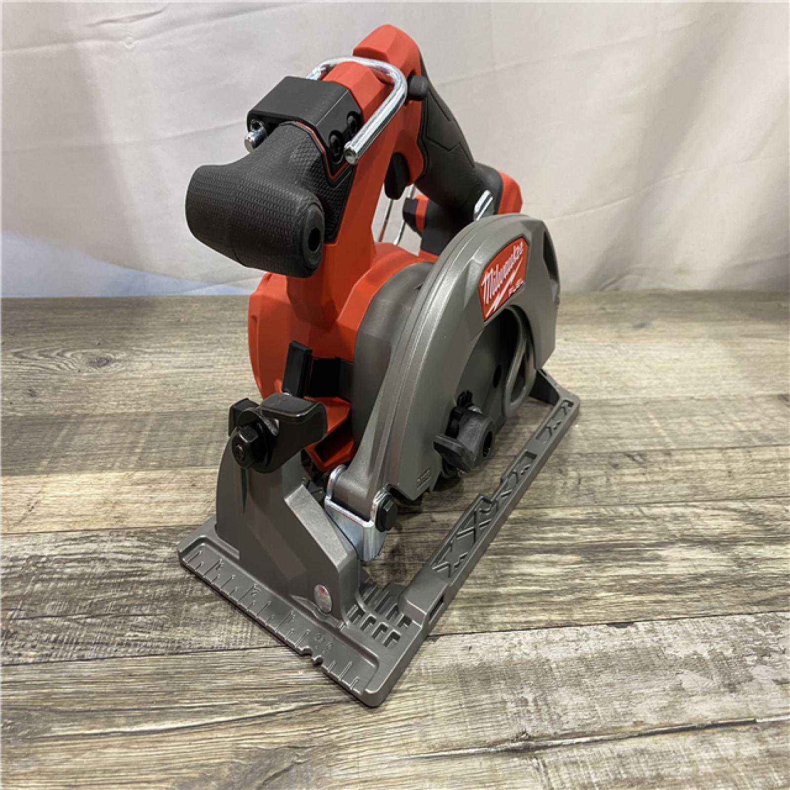 AS-IS Milwaukee FUEL 18V Lithium-Ion Brushless Cordless 6-1/2 in. Circular Saw (Tool-Only)