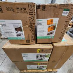 Phoenix Location StyleWell 80 Qt. Brown Woodgrain Cooler with Black Pallet (8-Total)