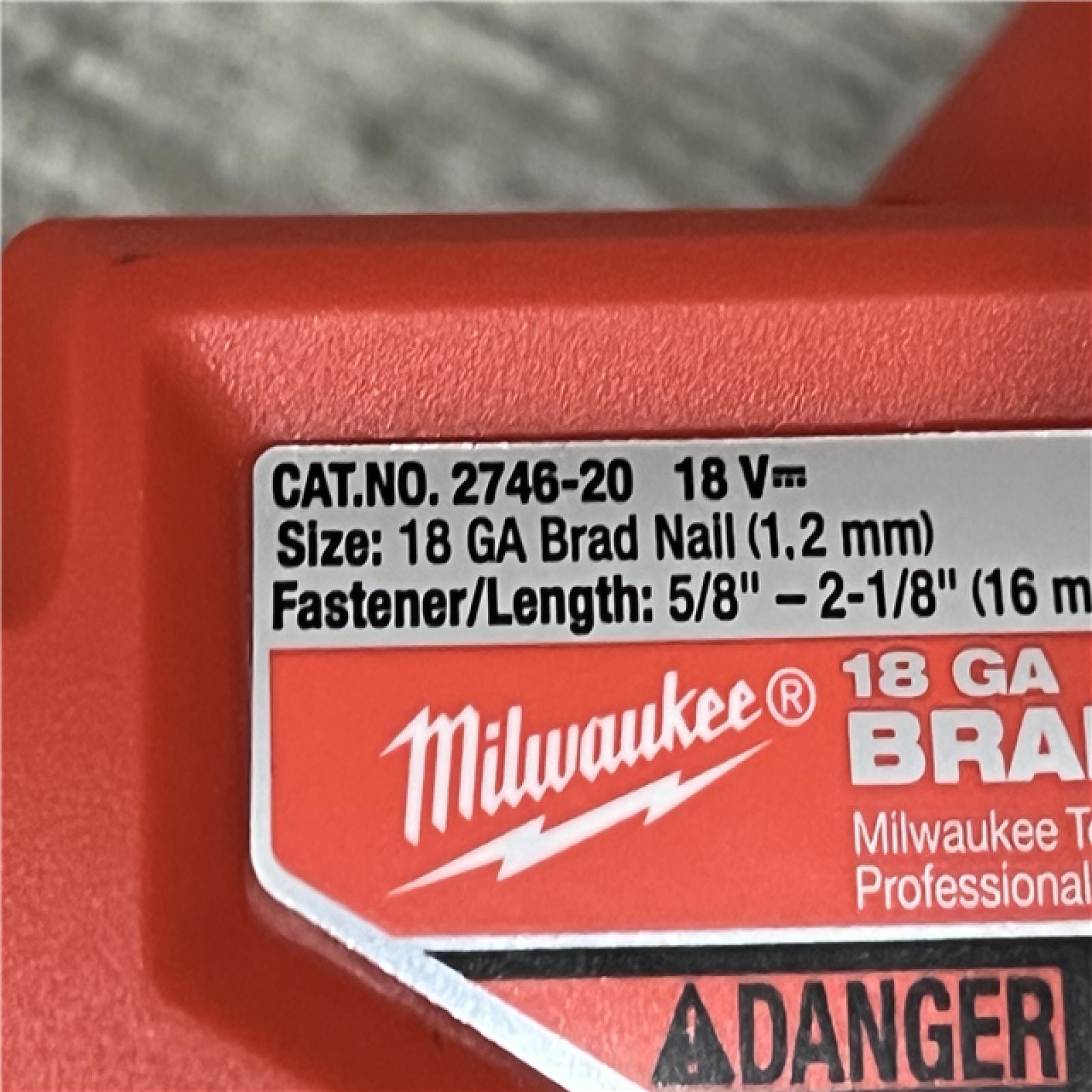 AS-IS Milwaukee FUEL 18-Volt Lithium-Ion Brushless Cordless Gen II 18-Gauge Brad Nailer (Tool-Only)