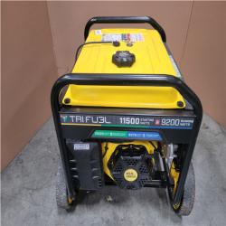 CALIFORNIA AS-IS CHAMPION 11 500/9 200-WATT ELETRIC START TRI-FUEL PORTABLE GENERATOR