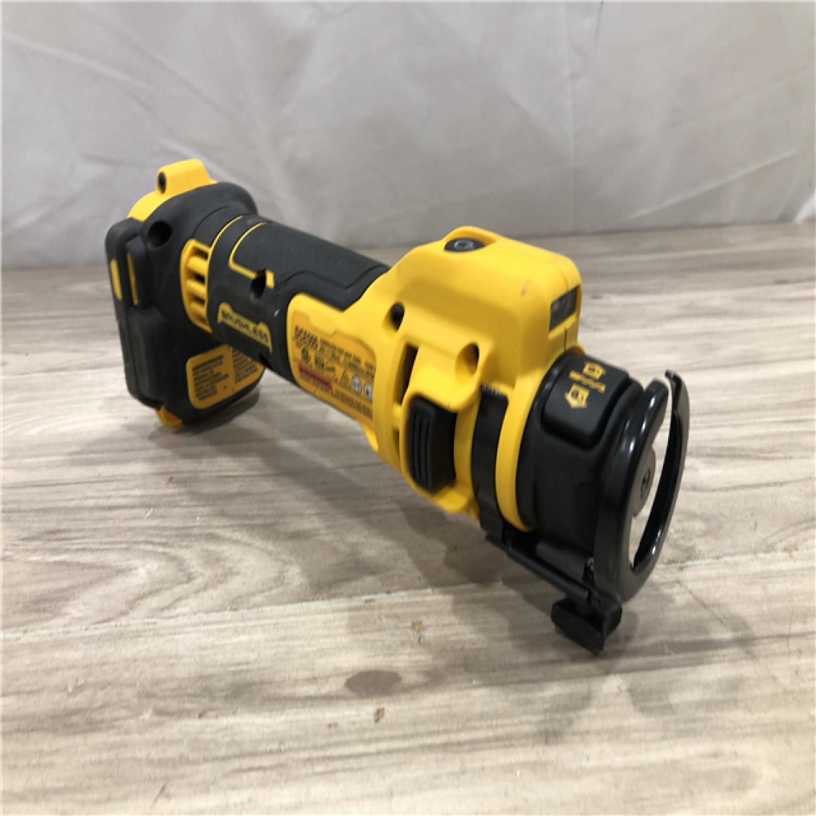 AS-IS DEWALT XR 20V Lithium-Ion Cordless Rotary Drywall Cut-Out Tool (Tool Only)