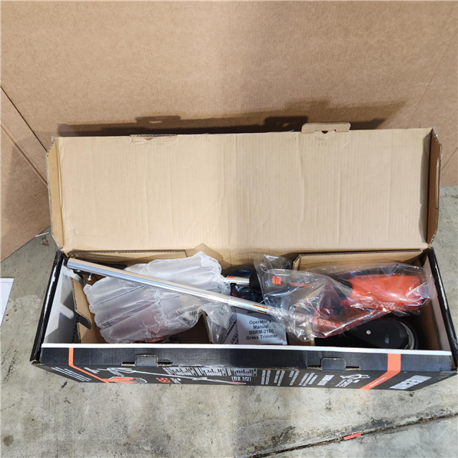Houston Location - AS-IS Echo EFORCE 56V 16 in. Brushless Cordless Battery String Trimmer with 2.5Ah Battery and Charger - DSRM-2100C1 - Appears IN NEW Condition