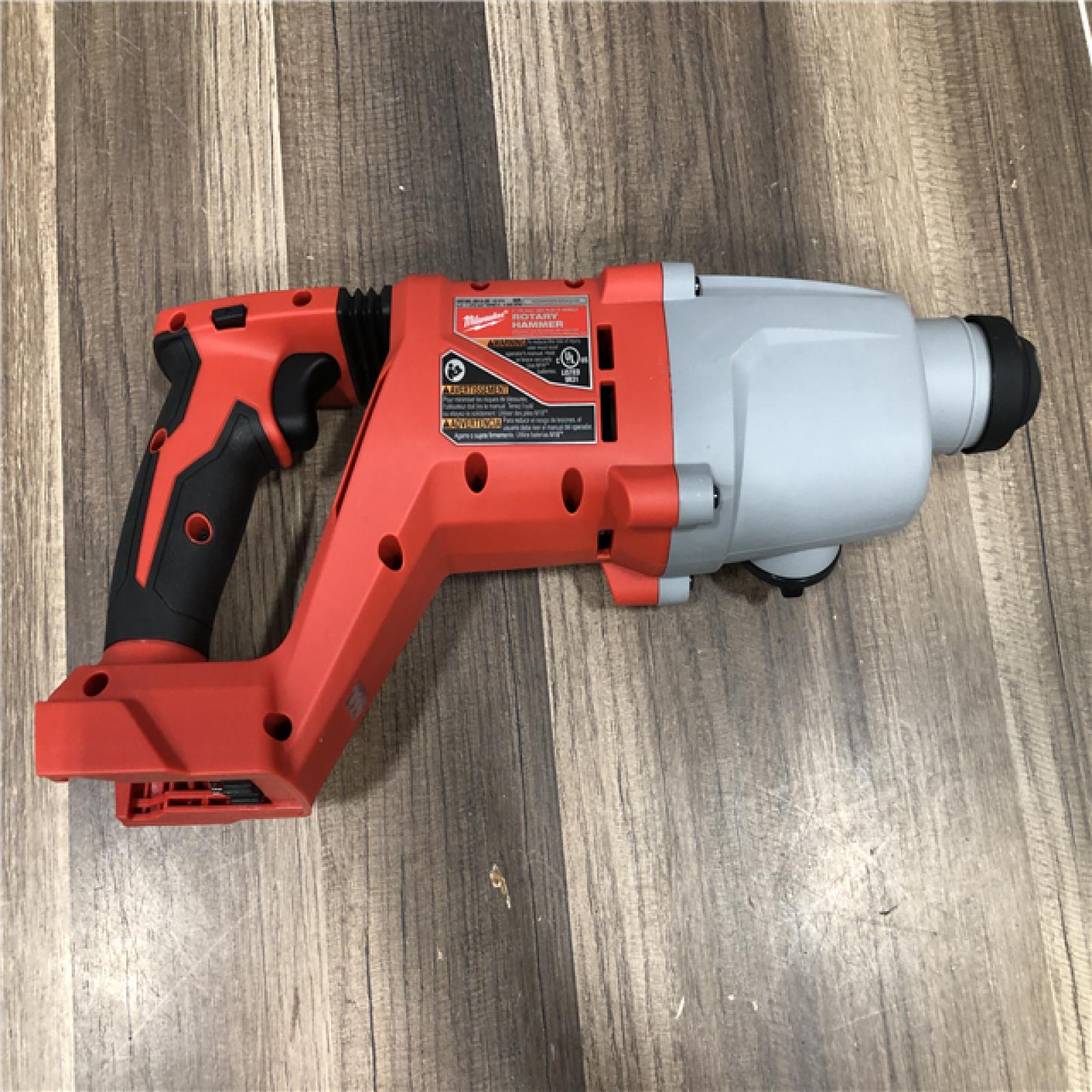 AS-IS Milwaukee 18V Lithium-Ion Brushless Cordless 1 in. SDS-Plus D-Handle Rotary Hammer (Tool-Only)