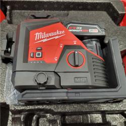 AS-IS Milwaukee-3632-21 M12 Green Beam Laser 360Â° 3-Plane Kit