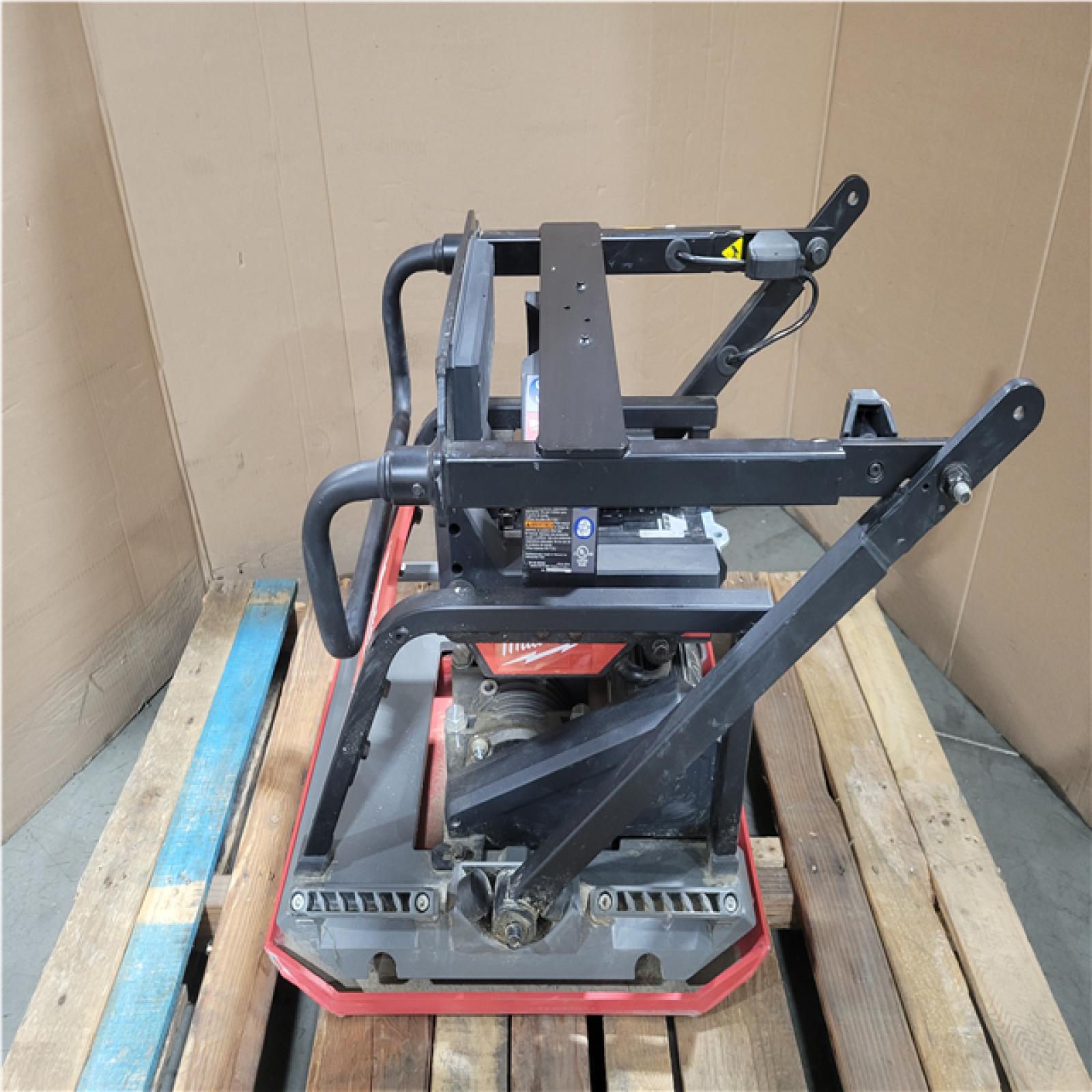 CALIFORNIA AS-IS MILWAUKEE MX FUEL PLATE COMPACTOR