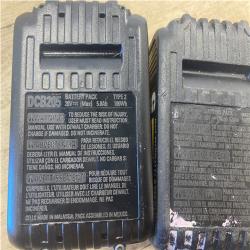 AS-IS DEWALT 20V MAX Lithium-Ion 5.0Ah Battery (2-Pack)