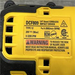 AS-IS DEWALT Atomic 20V Max Lithium-Ion Brushless Cordless Compact 1/4 in. Impact Driver Kit