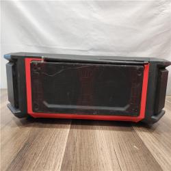 AS-IS- Milwaukee18V M18 PACKOUT Lithium-Ion Cordless Radio + Charger (Tool Only)