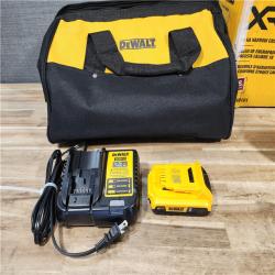 HOUSTON LOCATION - AS-IS DEWALT 20V MAX XR Lithium-Ion Cordless 18-Gauge Narrow Crown Stapler Kit