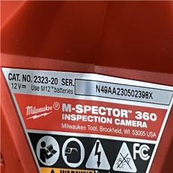 AS-IS Milwaukee 12V Lithium-Ion Cordless M-SPECTOR 360-Degree 4 ft. Inspection Camera Kit