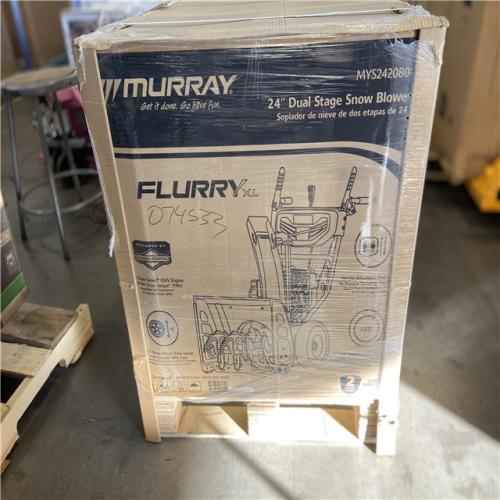 DALLAS LOCATION - Murray 24 in. 208cc Self-Propelled 2-Stage Gas Snow Blower with Electric Start
