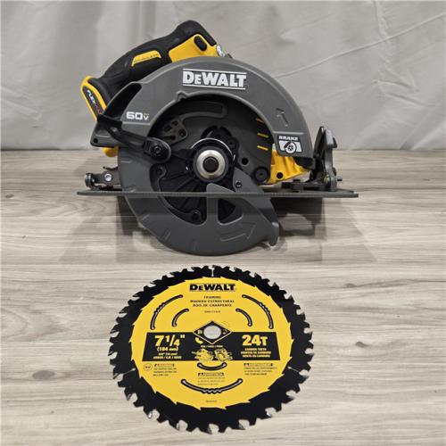 AS-IS DeWALT Flexvolt Max 7-1/4 60V Circular Saw (Tool Only)
