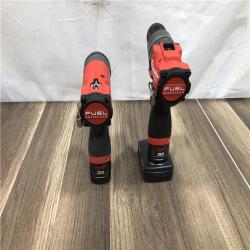 AS-IS Milwaukee FUEL 12-Volt Lithium-Ion Brushless Cordless Hammer Drill and Impact Driver Combo Kit