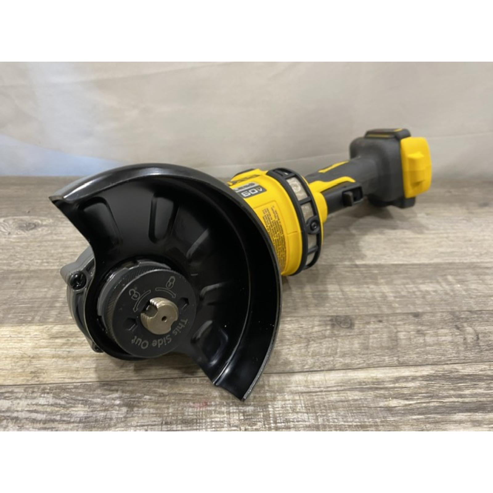 AS-IS DEWALT FLEXVOLT 60V MAX Cordless Brushless 4.5 in. to 6 in. Small Angle Grinder with Kickback Brake (Tool Only)