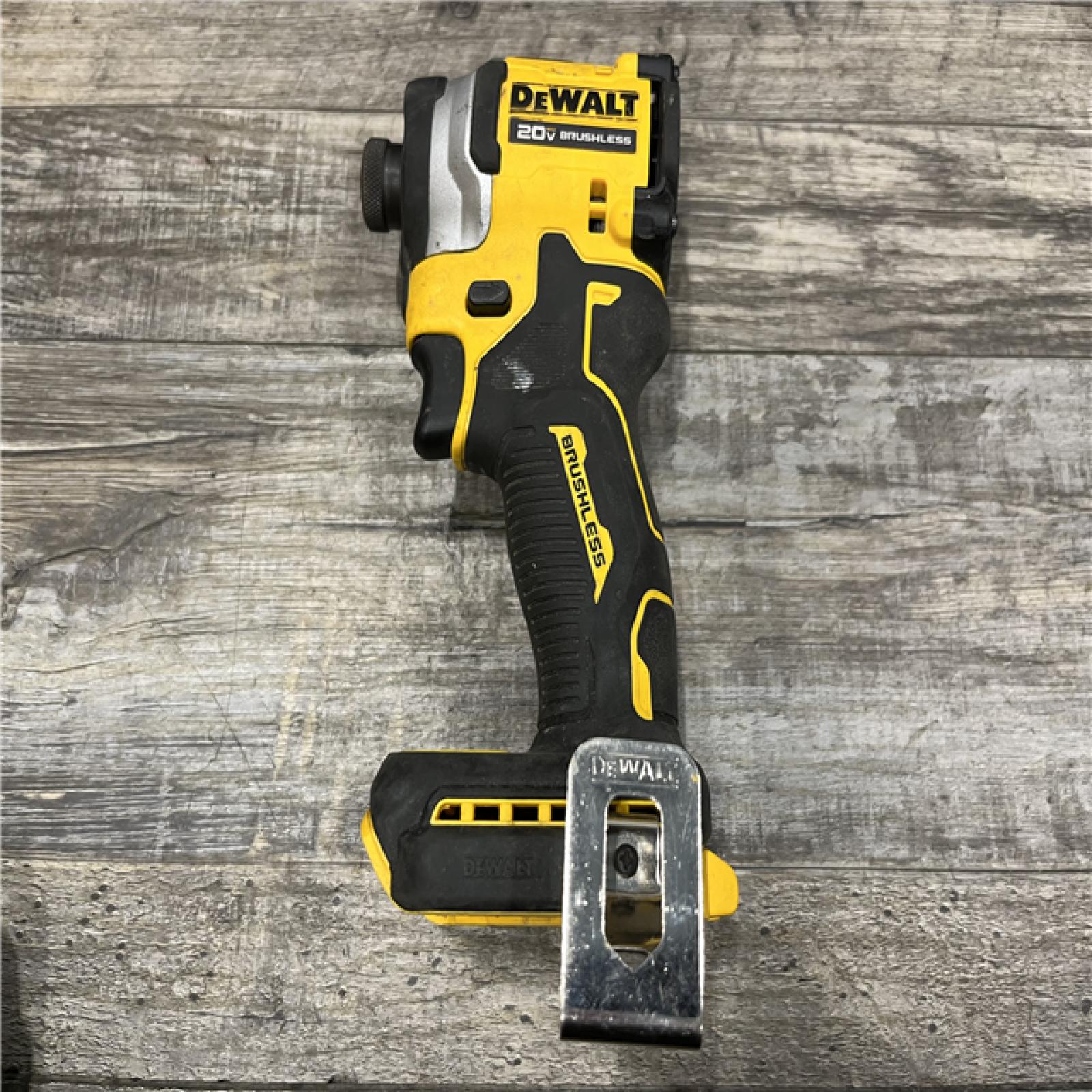 AS-IS DEWALT ATOMIC 20V MAX Lithium-Ion Cordless 1/4 in. Brushless Impact Driver Kit