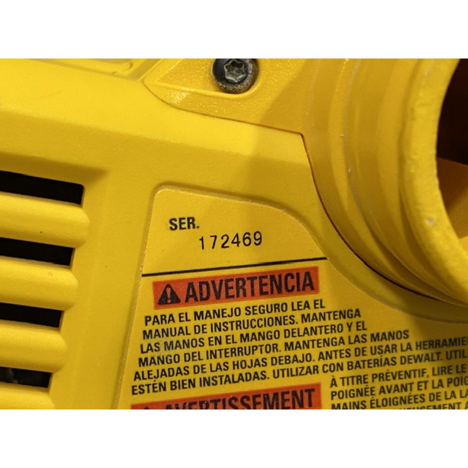 AS-IS DEWALT 20V MAX XR Cordless Brushless 3-1/4 in. Planer (Tool Only)