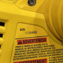 AS-IS DEWALT 20V MAX XR Cordless Brushless 3-1/4 in. Planer (Tool Only)