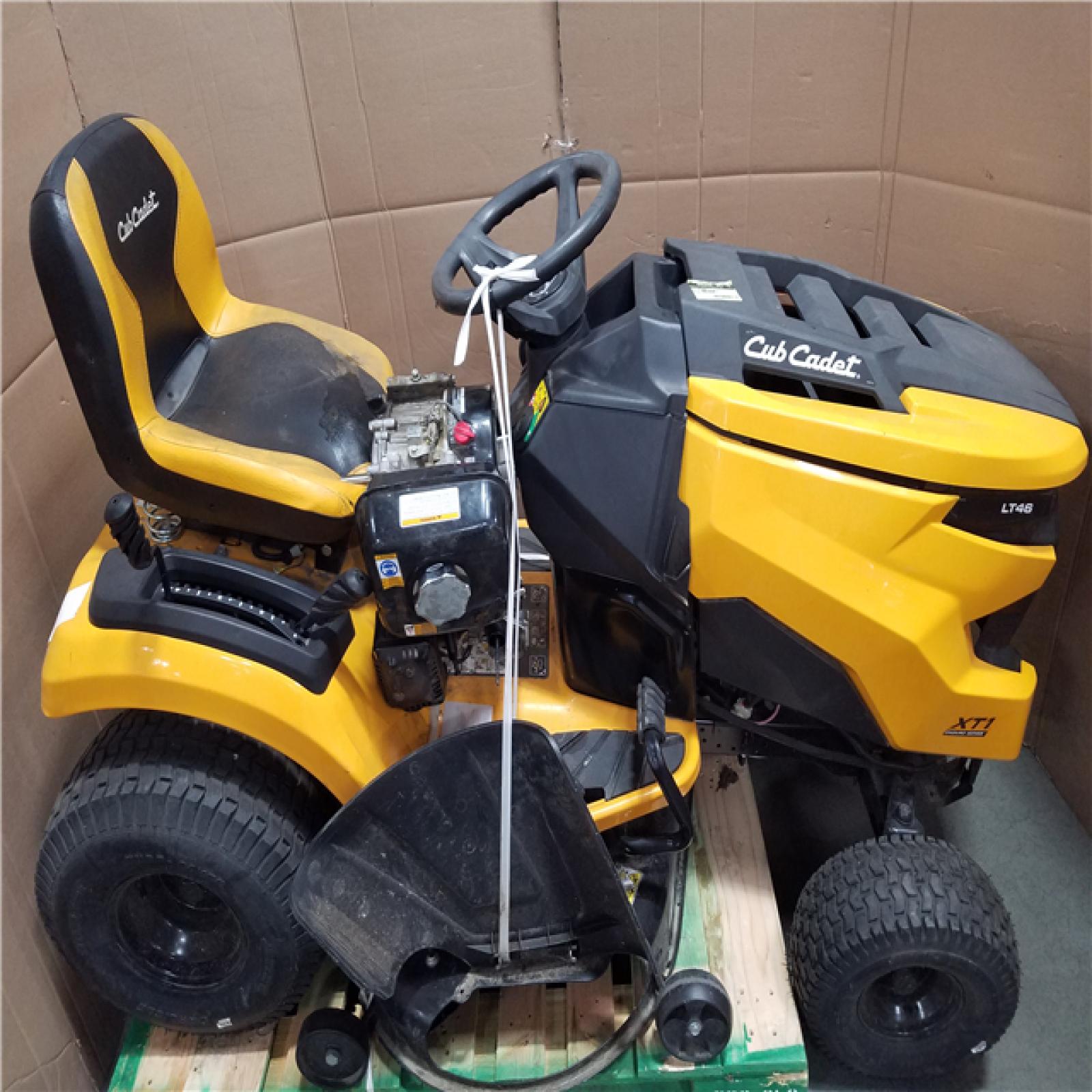 CALIFORNIA AS-IS CUB CADET RIDING MOWER