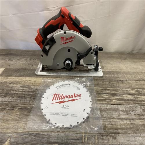 AS-IS Milwaukee 18V Lithium-Ion Brushless Cordless 7-1/4 in. Circular Saw (Tool-Only)