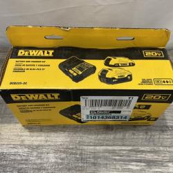 NEW - DEWALT 20V MAX Lithium-Ion Battery Kit with 5.0Ah and 2.0Ah Battery and Charger