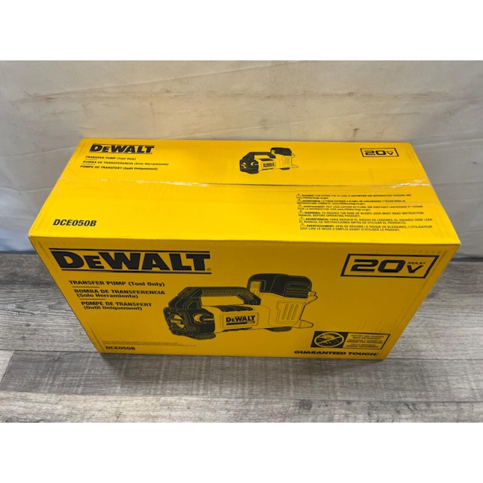 NEW - DEWALT 20V MAX Cordless Liquid Transfer Pump (Tool Only)