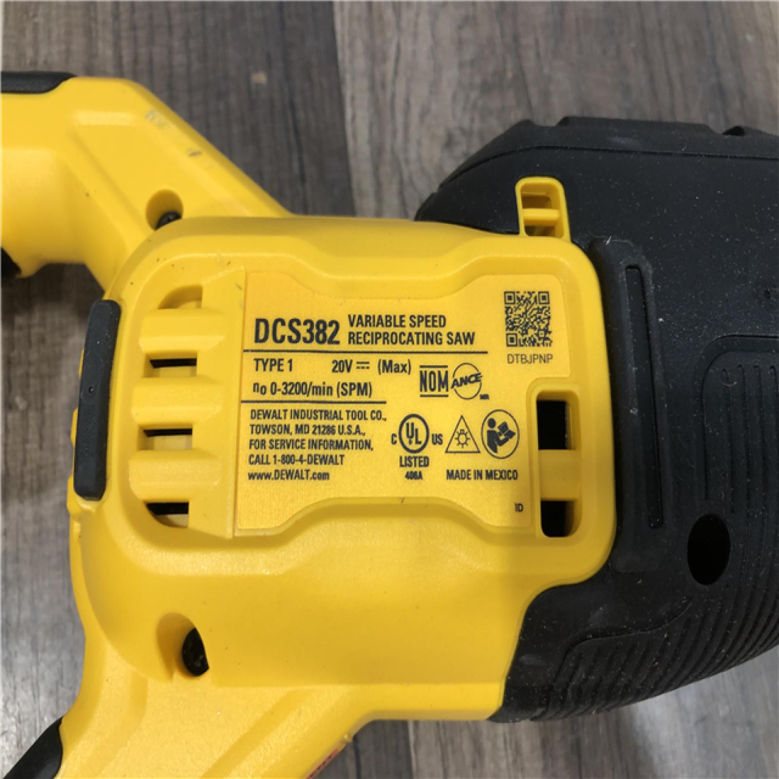 AS-IS DEWALT 20V MAX Cordless Brushless Reciprocating Saw (Tool Only)