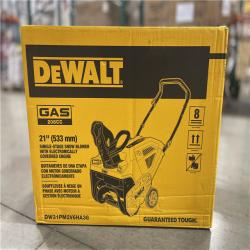 DALLAS LOCATION- NEW!- DEWALT 21 in. 208 cc E-Gov Electric Start Gas Single-Stage Snow Blower